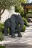 Product image 1 of the product “Elephant, 98cm Length | GRC (Glassfibre Reinforced Concrete), Bronze Finish ”